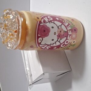 Hello Kitty Starbucks caramel drizzle Coffee cup